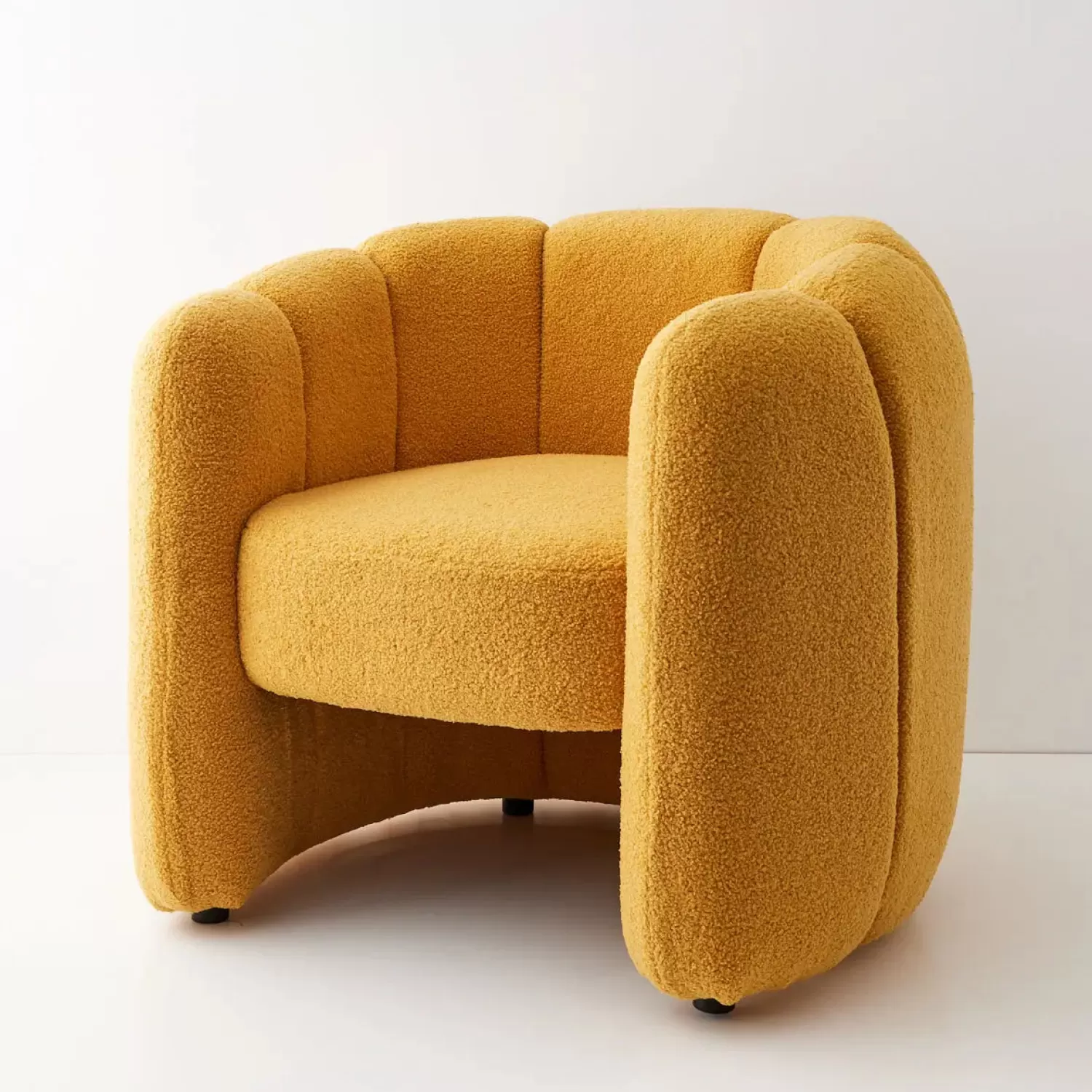 shell_fabric_accent_chair_mustard_2.webp GigiandTom Shell Fabric Accent Chair Mustard* Furniture