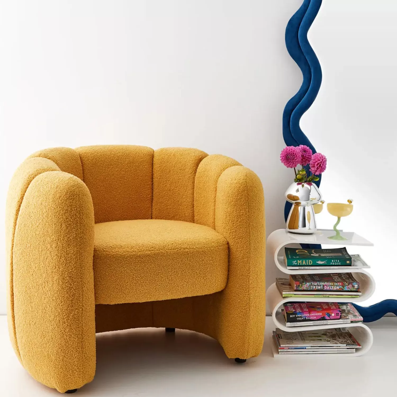 shell_fabric_accent_chair_mustard_5.webp GigiandTom Shell Fabric Accent Chair Mustard* Furniture